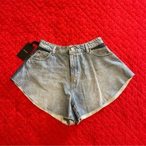 Pinko Light Blue Jean Shorts